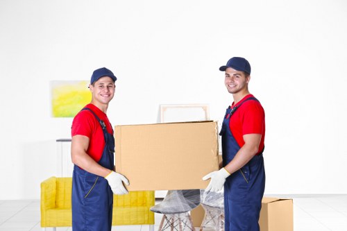 House movers preparing for a local move in Mile End