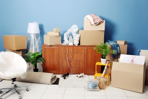House removal team planning a move in Mile End suburb
